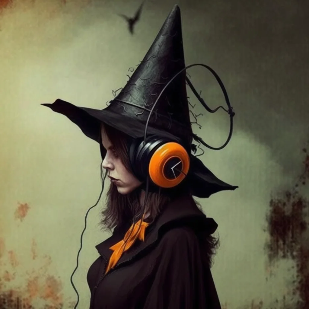 This witch loves Halloween podcasts.